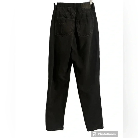 H&M Denim Ultra High Waist Ripped Jeans - Size 2 - Picture 2 of 3